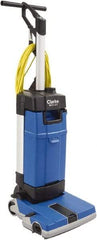 Clarke - 12" Cleaning Width, Electric Floor Scrubber - 0.94 hp, 2,100 RPM, 72" Water Lift, 0.8 Gal Tank Capacity - Exact Tool & Supply