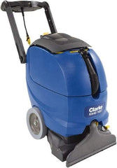 Clarke - 16" Cleaning Width, 120" Water Lift, Walk Behind Portable Carpet Extractor - 1.5 hp, 9 Gal Tank Capacity, 7 Gal Tank Recovery Capacity, 120 Pump psi - Exact Tool & Supply
