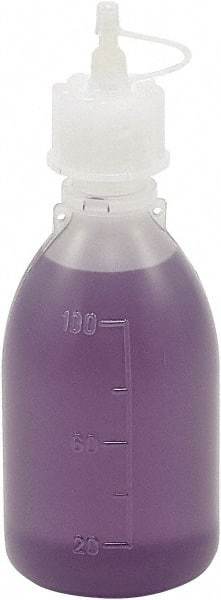 Dynalon Labware - 100 mL Dispensing Bottle - Polyethylene, Translucent, 5" High x 1.9" Diam, 15mm Cap - Exact Tool & Supply