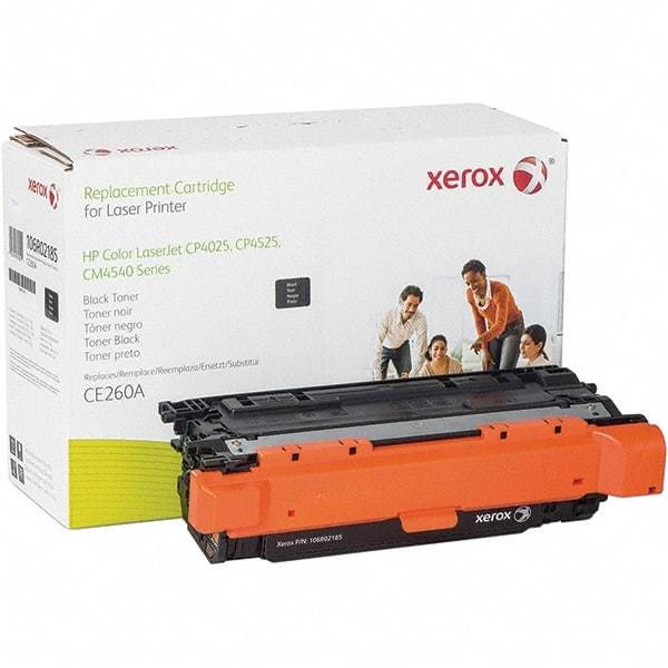Xerox - Black Toner Cartridge - Use with HP Color LaserJet CP4025, CP4525, CM4540 - Exact Tool & Supply
