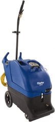 Clarke - 12" Cleaning Width, 140" Water Lift, Walk Behind Portable Carpet Extractor - 12.5 Gal Tank Capacity, 11 Gal Tank Recovery Capacity, 100 Pump psi, Has Heater - Exact Tool & Supply