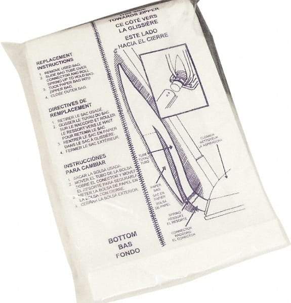 Clarke - Paper Vacuum Bag - For Reliavac Upright Vacuums - Exact Tool & Supply