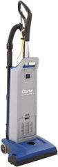 Clarke - Single Motor Upright Vacuum Cleaner - 14-1/2" Cleaning Width, 9" Amps, Ergonomic Handle - Exact Tool & Supply
