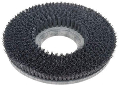 Clarke - 14" Diam Scrubbing Brush - 14" Machine, Black Pad, Polypropylene - Exact Tool & Supply