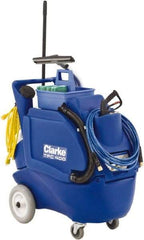 Clarke - 12" Cleaning Width, Electric Multi Purpose Floor Machine - 81" Water Lift, 20 Gal Tank Capacity - Exact Tool & Supply