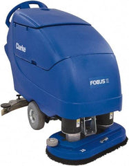 Clarke - 28" Cleaning Width, Battery Powered Floor Scrubber - 0.75 hp, 200 RPM, 23 Gal Tank Capacity - Exact Tool & Supply