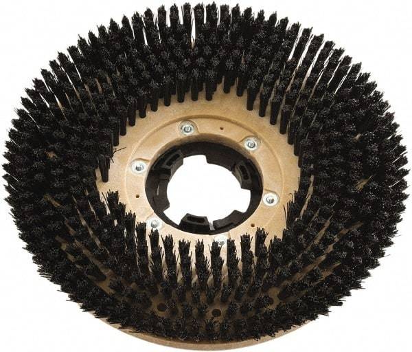 Clarke - 17" Diam Scrubbing Brush - 17" Machine, Black Pad, Polypropylene - Exact Tool & Supply