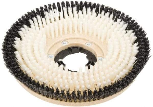 Clarke - 17" Diam Carpet Brush - 17" Machine, Black Pad, Nylon - Exact Tool & Supply