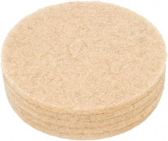 Clarke - 20" Diam Floor Pad - 20" Machine, Tan Pad, Polyester - Exact Tool & Supply