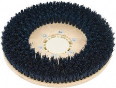 Clarke - 26" Diam Scrubbing Brush - 13" Machine, Black Pad, Polypropylene - Exact Tool & Supply