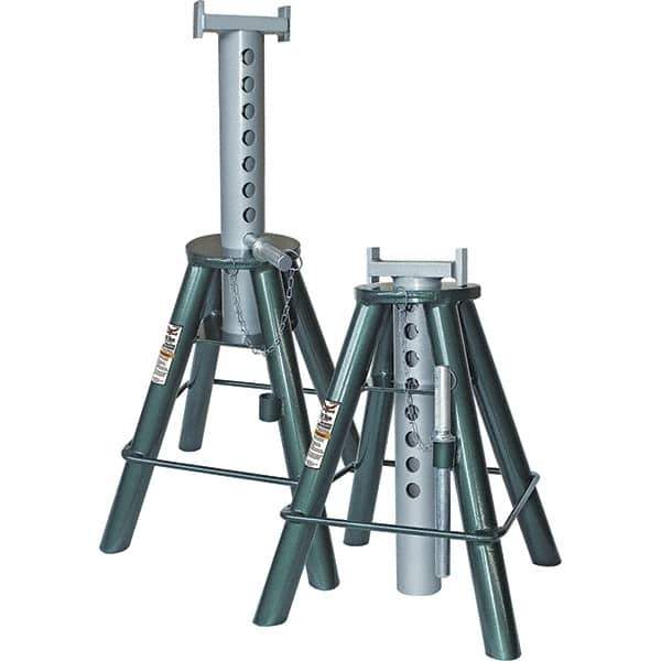 Safeguard - 20,000 Lb Capacity Jack Stand - 28-15/16 to 47-3/4" High - Exact Tool & Supply