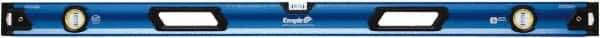 Empire Level - Magnetic 48" Long 3 Vial Box Beam Level - Metal, Blue, 1 Level & 2 Plumb Vials - Exact Tool & Supply