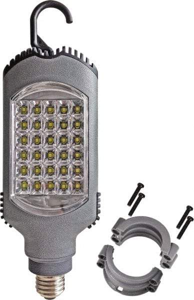 Value Collection - 120 Volt, 6 Watt, Electric, LED Portable Handheld Work Light - 1 Head, 350 Lumens, ABS - Exact Tool & Supply