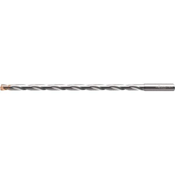 Walter-Titex - 4.8mm 140° 2-Flute Solid Carbide Extra Length Drill Bit - Exact Tool & Supply