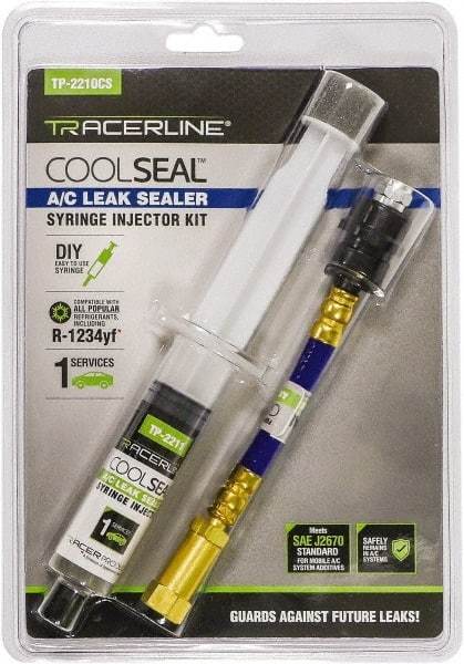 Spectroline - 3 Piece Automotive Leak Detector Kit - Uses UV Method, For A/C Systems & Hoses - Exact Tool & Supply