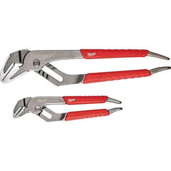 Milwaukee Tool - Plier Sets Set Type: Straight Jaw Pliers Number of Pieces: 2 - Exact Tool & Supply