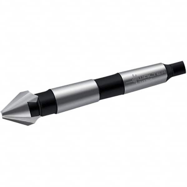 Walter-Titex - 50mm Head Diam, 3 Flute 60° High Speed Steel Countersink - Exact Tool & Supply