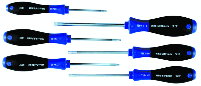 6 Piece - IP6; IP7; IP8; IP9; IP10; IP15 - TorxPlus SoftFinish® Cushion Grip Set - Exact Tool & Supply