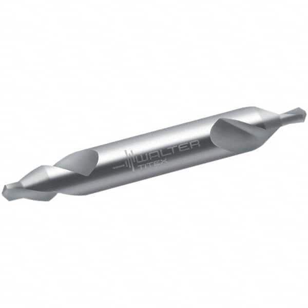 Walter-Titex - #4 Plain Cut 60° Incl Angle High Speed Steel Combo Drill & Countersink - Exact Tool & Supply