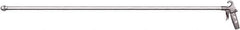 Guardair - 120 Max psi Reverse Force Nozzle Pistol Grip Blow Gun - 1/4 NPT Inlet, 48" Tube Length - Exact Tool & Supply