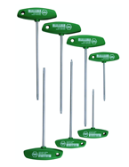 7 Piece - T9; T10; T15; T20; T25; T27; T30 - Torx Ergonomic Comfort Grip T-Handle Set - Exact Tool & Supply