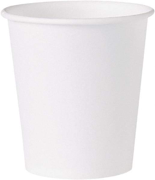 Solo - Paper Water Cups, 3 oz, 100/Bag, 50 Bags/Carton - White - Exact Tool & Supply