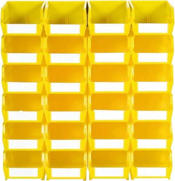 Triton - 12 Lb. Load Capacity, 5-3/8" Deep, Multi-Colored Polypropylene Bin System - 3" High x 4-1/8" Wide x 5-3/8" Long - Exact Tool & Supply