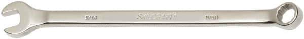 Ability One - 15/16" 12 Point Combination Wrench - 15° Offset Angle, Steel, Chrome Finish - Exact Tool & Supply