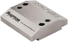 Raptor Workholding - 1-1/2" Jaw Width, 1/2" High x 2-1/2" Long x 2.2" Wide Riser - For Use with 4 & 5 Axis Workholding Systems - Exact Tool & Supply