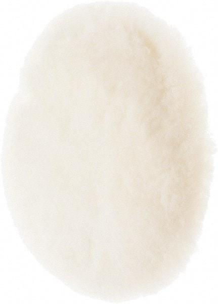Tru-Maxx - 7" Diam Wool Buffing & Backing Pad - Exact Tool & Supply