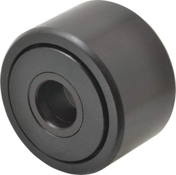Accurate Bushing - 5/8" Bore, 2" Roller Diam x 1-1/4" Roller Width, Steel Yoke Cam Follower - 10,370 Lb Dynamic Load Capacity, 1-5/16" Overall Width - Exact Tool & Supply