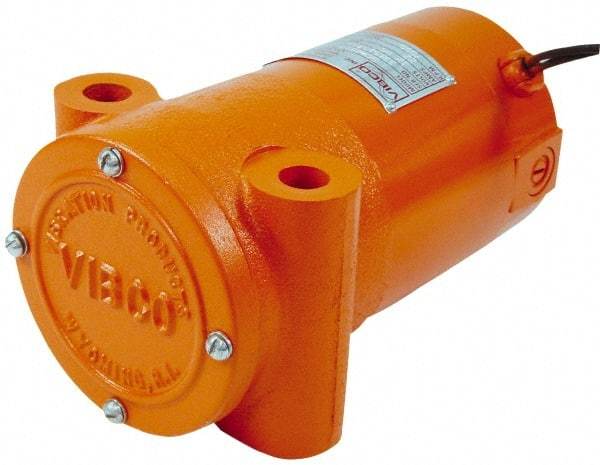 Vibco - 22 Amp, 12 Volt, 8-1/4" Long, Electric Vibrators - 0 to 400 Lbs. Force, 75 Decibels - Exact Tool & Supply