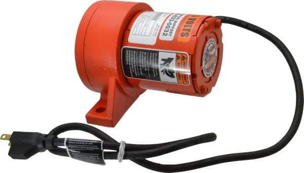 Vibco - 1 Phase, 1.5 Amp, 115 Volt, 5-3/8" Long, Electric Vibrators - 0 to 60 Lbs. Force, 48 Decibels - Exact Tool & Supply