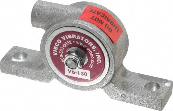 Vibco - 75 Lb. Force, 5-1/2 Cubic Feet per Minute, 10,500 RPM, 67 Decibel, Pneumatic Vibrator - 4-7/8" Long x 15/16" Wide x 2-5/16" High, 1/8 Port Inlet - Exact Tool & Supply