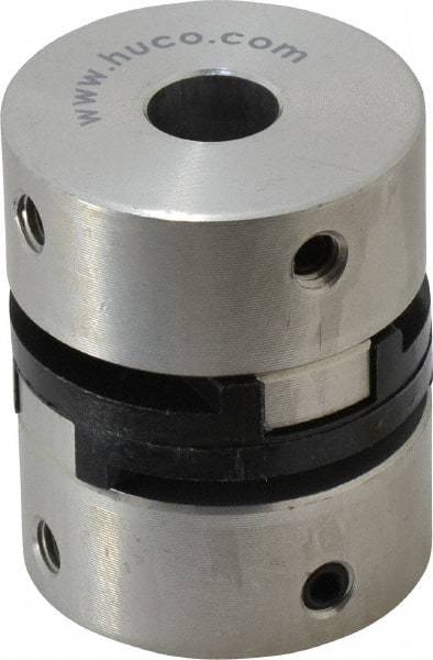 Value Collection - Flexible Oldham Coupling - 1.63" OD, 2" OAL, Delrin - Exact Tool & Supply