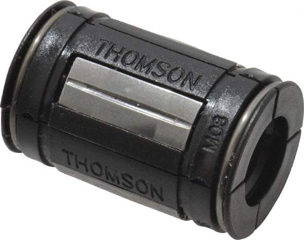 Thomson Industries - 8mm ID, 310 Lb Dynamic Load Capacity, Closed Linear Bearing - 16mm OD - Exact Tool & Supply