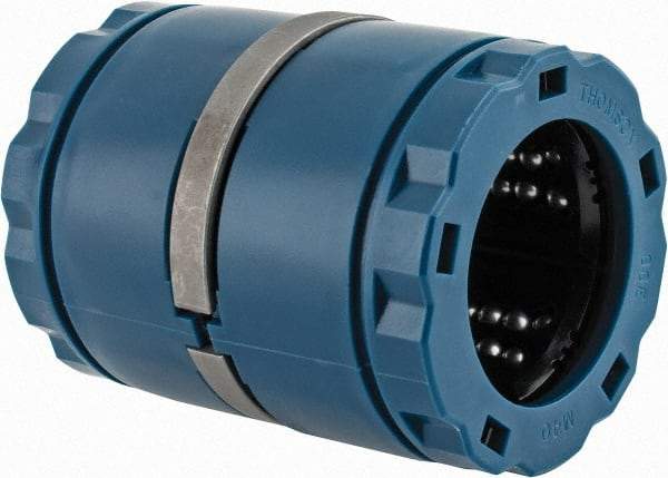 Thomson Industries - 40mm ID, 13,700 Lb Dynamic Load Capacity, Closed Linear Bearing - 62mm OD - Exact Tool & Supply