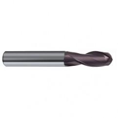 1.5mm Dia. - 38mm OAL - 30 Helix Firex CBD Ball Nose EM - 2 FL - Exact Tool & Supply