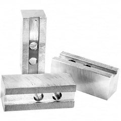 Kitagawa - Soft Lathe Chuck Jaws; Jaw Type: Square ; Material: Steel ; Jaw Interface Type: 1.5mm x 60 Serrated ; Maximum Compatible Chuck Diameter (Decimal Inch): 18.0000 ; Minimum Compatible Chuck Diameter (Decimal Inch): 18.0000 ; Overall Height (mm): - Exact Tool & Supply