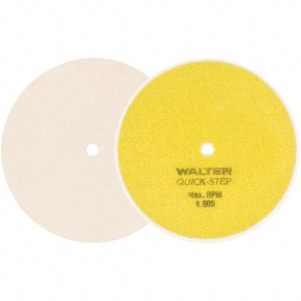 WALTER Surface Technologies - 6" Diam, Unmounted Buffing Wheel - Hook & Loop Felt Disc, High Density Density - Exact Tool & Supply