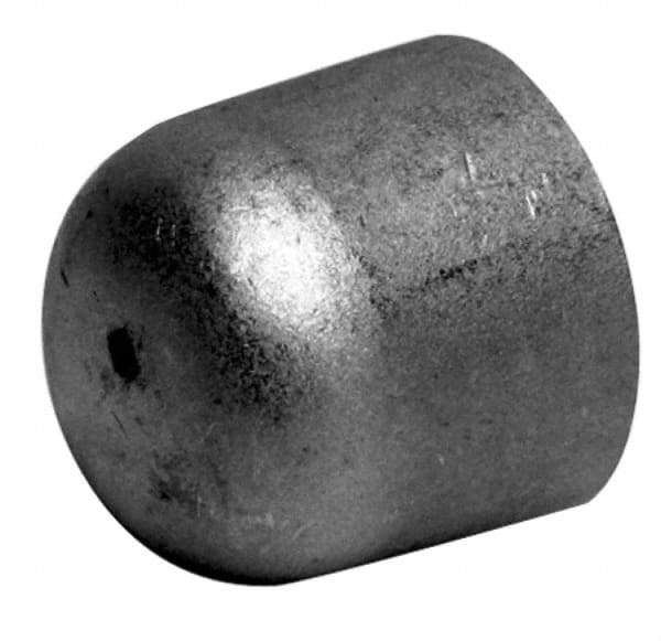 Merit Brass - 6" Grade 316L Stainless Steel Pipe End Cap - Butt Weld End Connections - Exact Tool & Supply