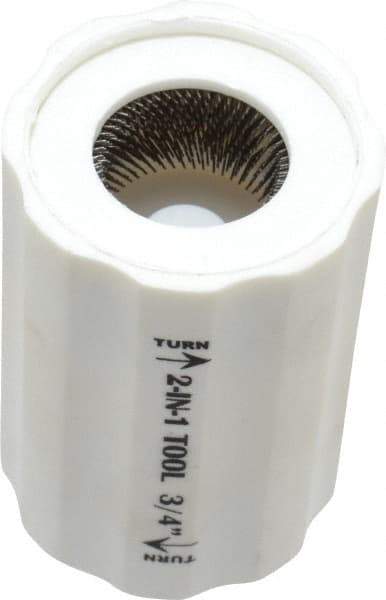 Schaefer Brush - Hand Fitting and Cleaning Brush - 7/8 Refrigeration Outside Diameter - Exact Tool & Supply