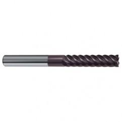 10mm Dia. - 100mm OAL - 45° Helix Firex Carbide End Mill - 6 FL - Exact Tool & Supply