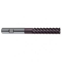 10mm Dia. - 100mm OAL - 45° Helix Firex Carbide End Mill - 6 FL - Exact Tool & Supply