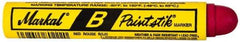Markal - Red Paint Marker - Ball Tip - Exact Tool & Supply