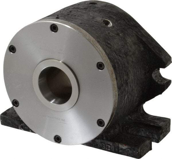 Kalamazoo - Series 5C, 1/32 to 1-1/8" Collet Capacity, Horizontal/Vertical Standard Collet Holding Fixture - Air Activated, 3-1/2" High - Exact Tool & Supply