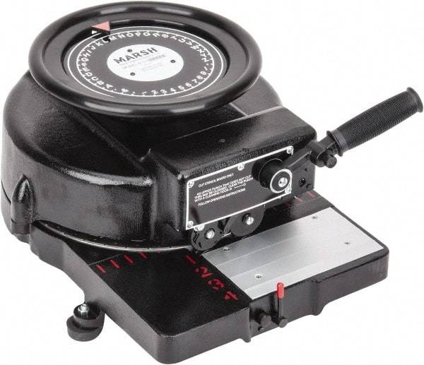 Made in USA - 4 Line, 3/4 Inch Character, Manual Stencil Machine - 16 Characters per Ft. - Exact Tool & Supply