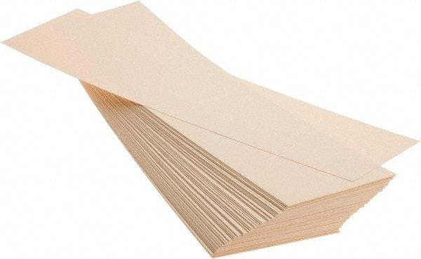 Made in USA - 24 Inch Long x 0.015 Inch Thick Stencil Board - 6 x 24 Dimension, 630 Pieces - Exact Tool & Supply