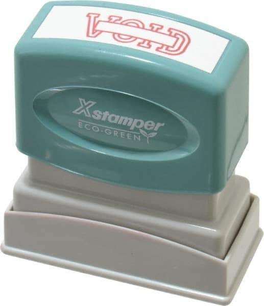 Value Collection - Void, Red Pre-Inked Stamp - 1/2 Inch Wide x 1-5/8 Inch Long - Exact Tool & Supply