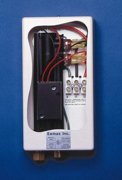 Eemax - 277 Volt Electric Water Heater - 10 KW, 36 Amp, 8 Wire Gauge - Exact Tool & Supply